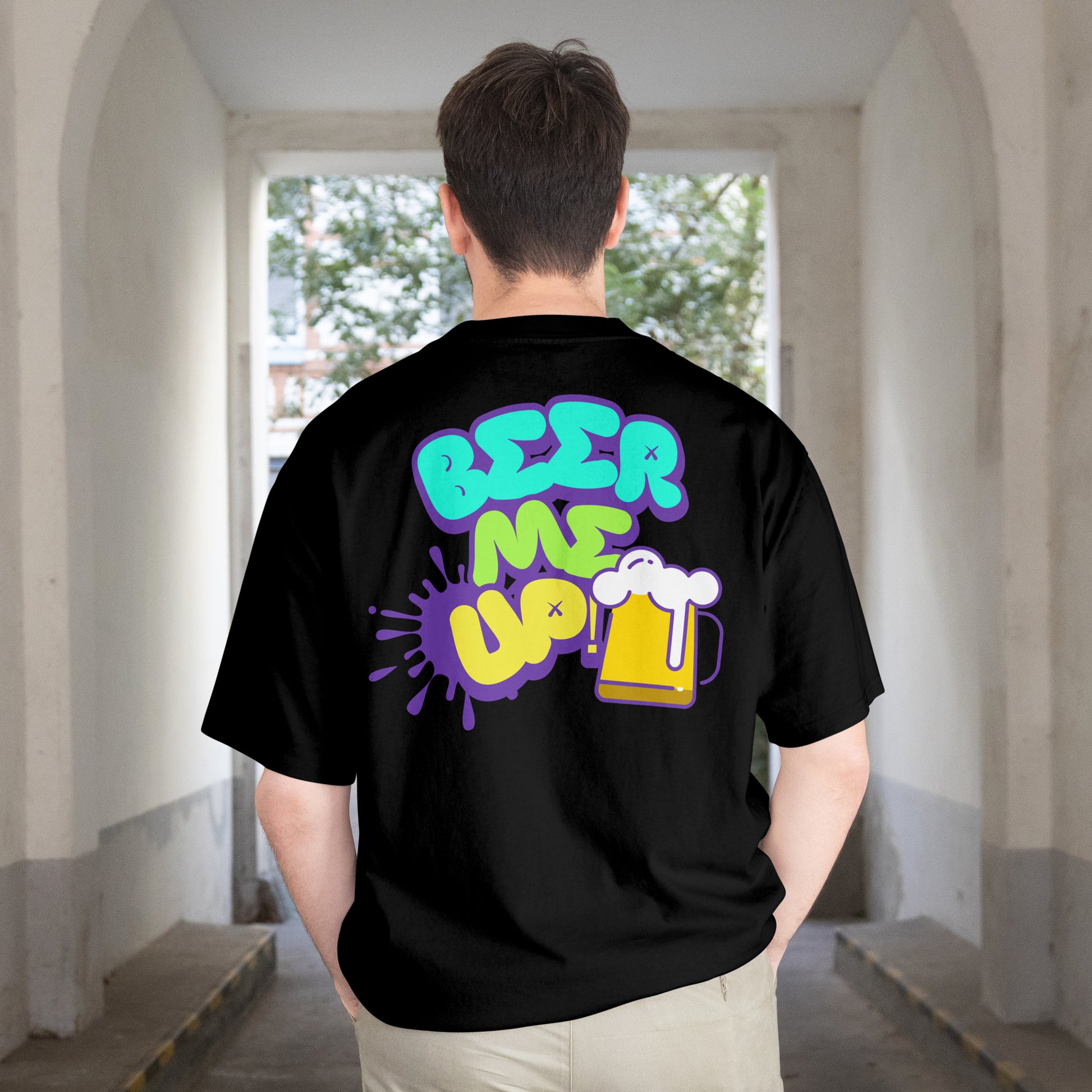 Beer Me Up | Oversized Black