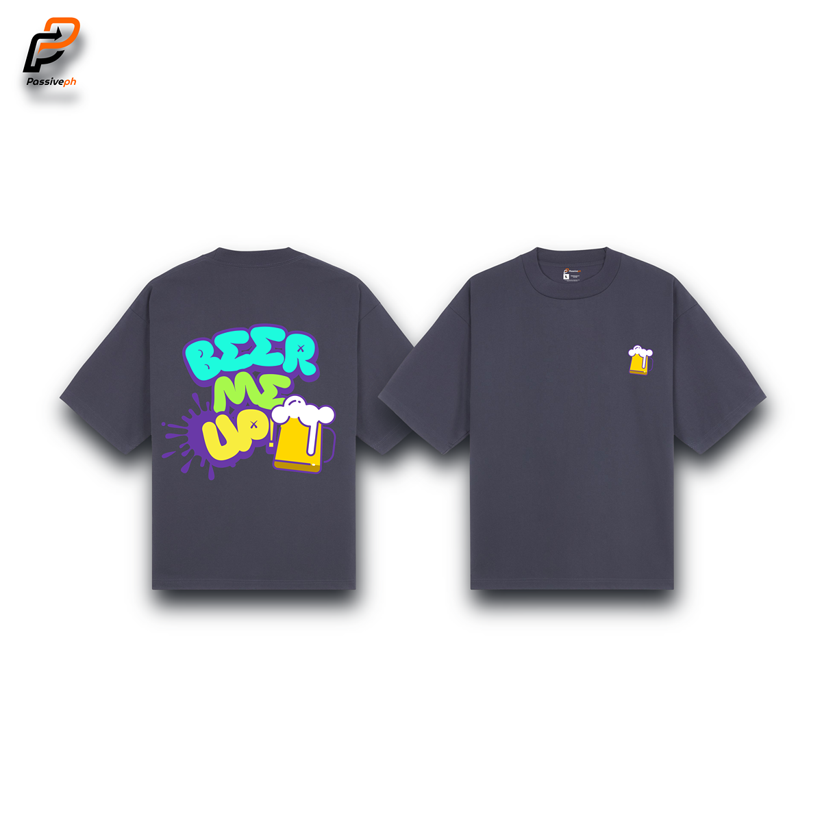 Beer Me Up | Oversized Gray