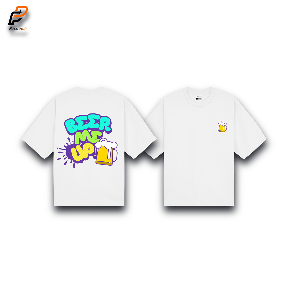 Beer Me Up | Oversized White