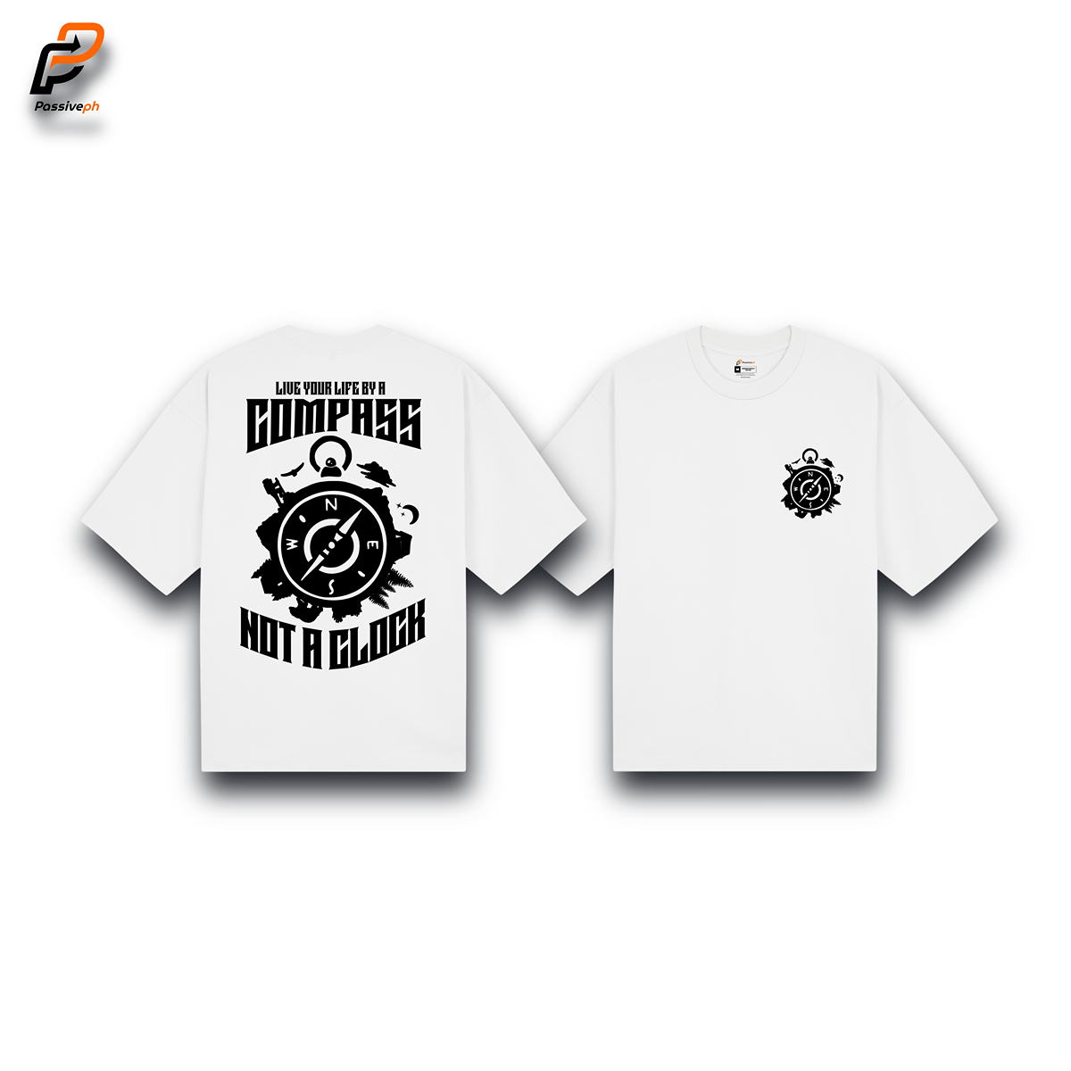 Live Your Life By A Compass | Oversized