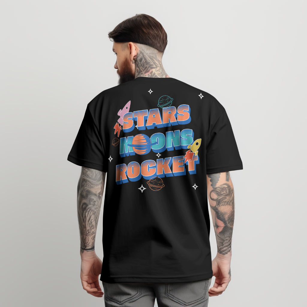 Stars Moons Rocket | Oversized