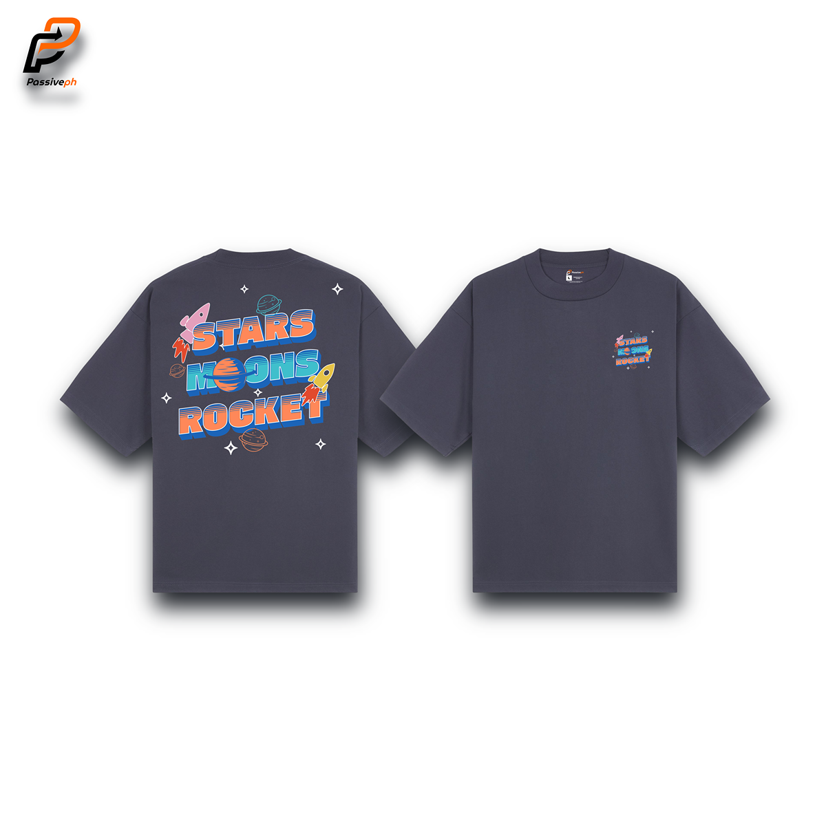 Stars Moons Rocket | Oversized
