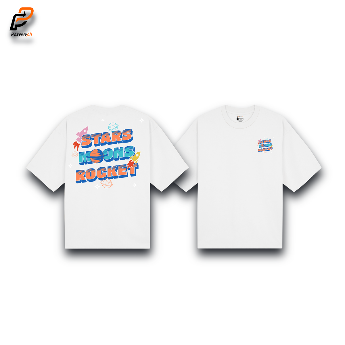 Stars Moons Rocket | Oversized