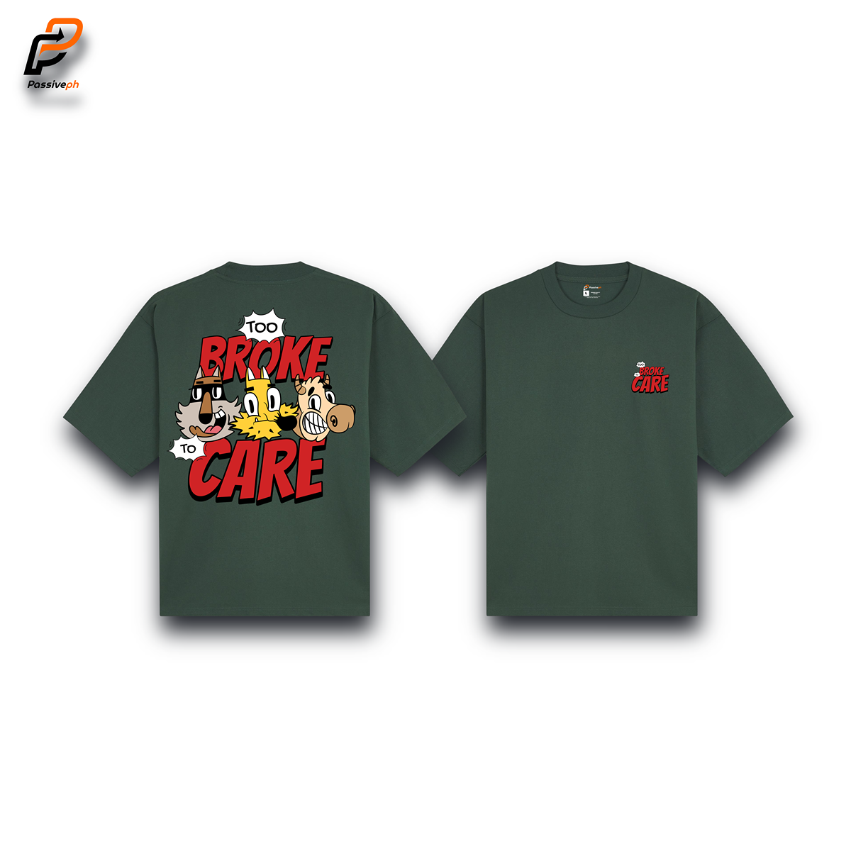 Too Broke To Care | Oversized