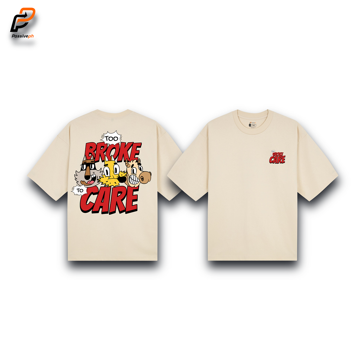 Too Broke To Care | Oversized