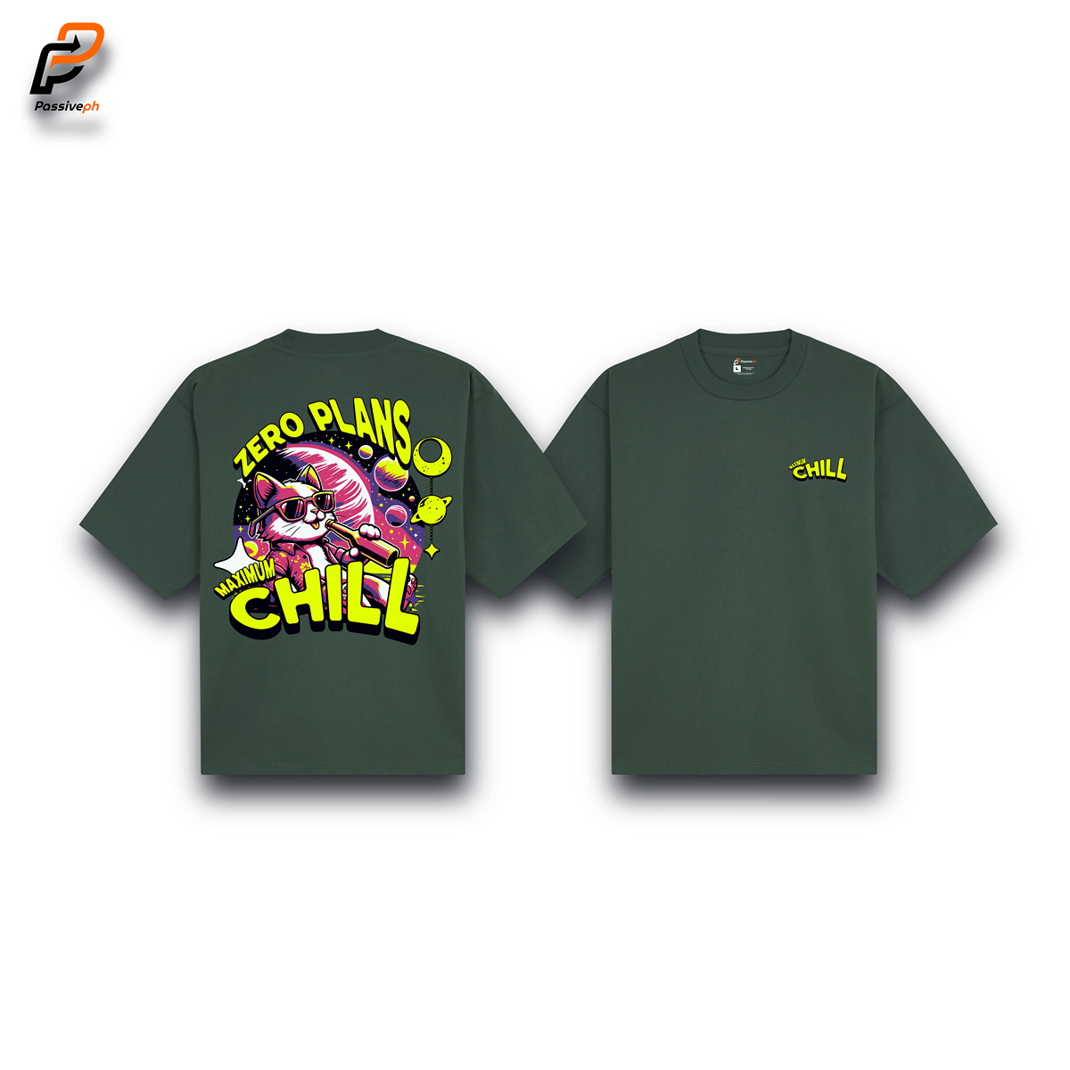 Zero Plans Maximum Chill | Oversized